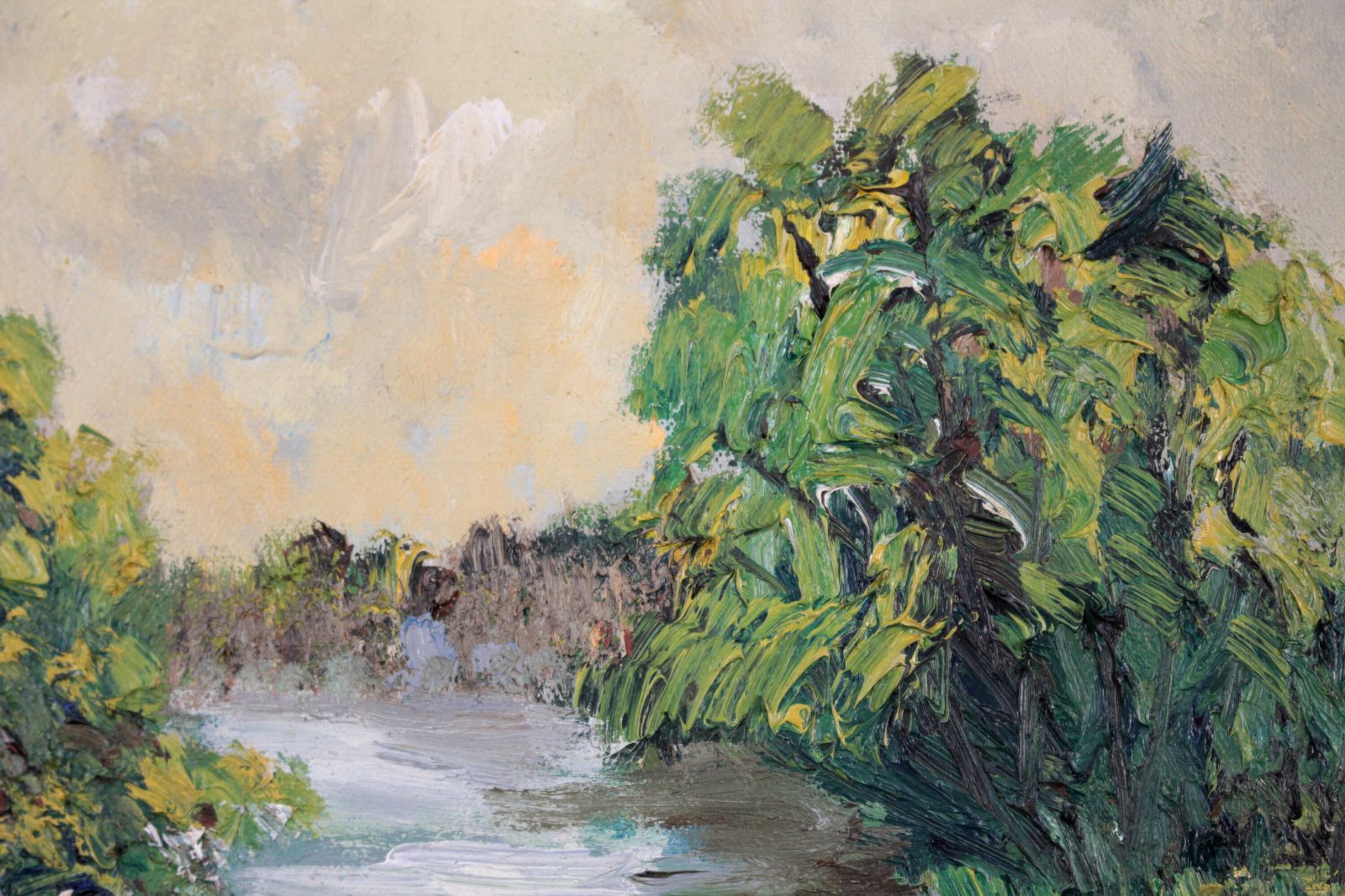 油絵 真作 中谷忠弘 風景