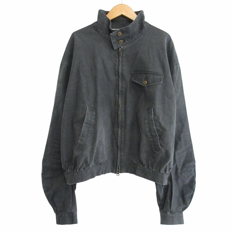 ナム NAM 25SS 美品 MAN-304 TRUMPET DRIZZLER SHABBY CLOTH BLACK