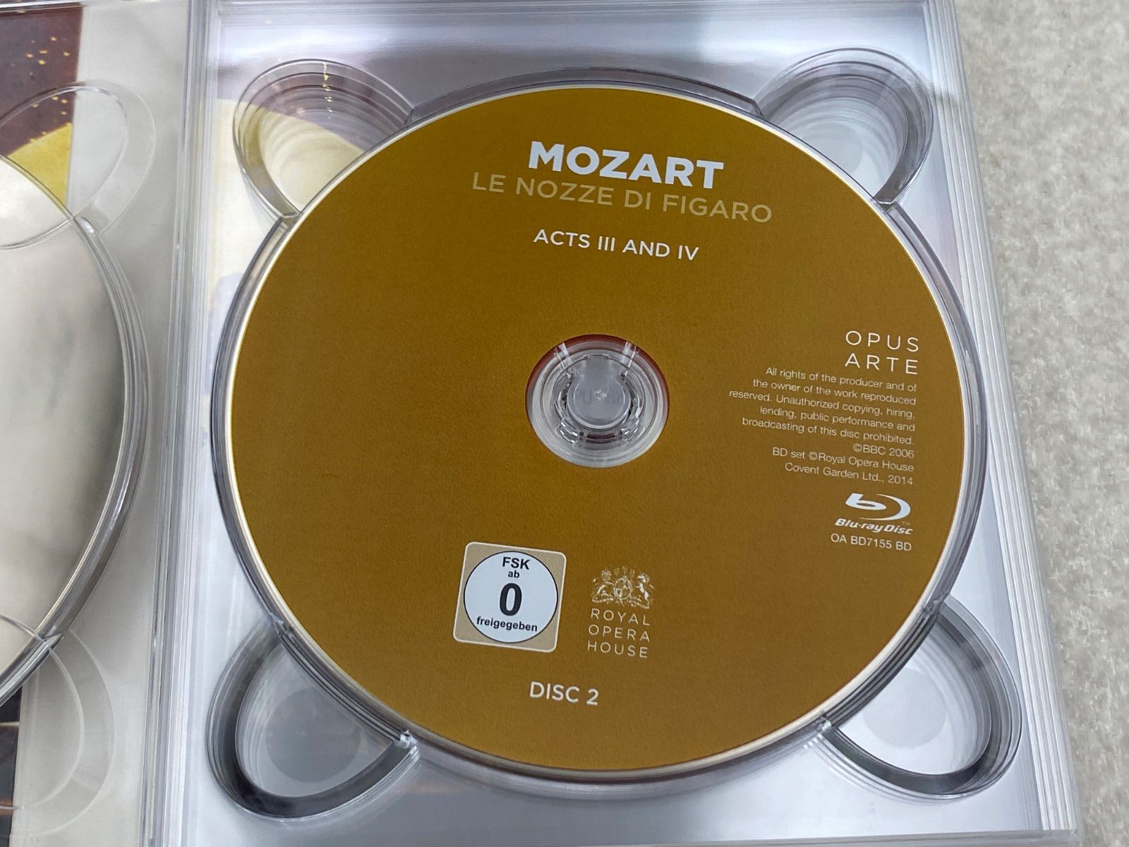 モーツァルト オペラ BOXセット BD-5discs 購入 Blu-ray