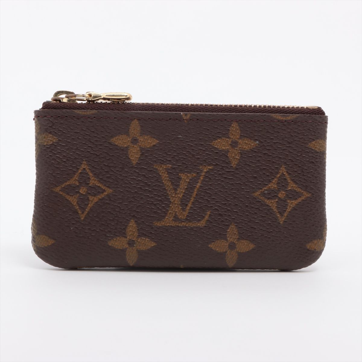 LOUIS VUITTON ルイ ヴィトン モノグラム ポシェット クレ コインケース M62650 ブラウン スペイン製