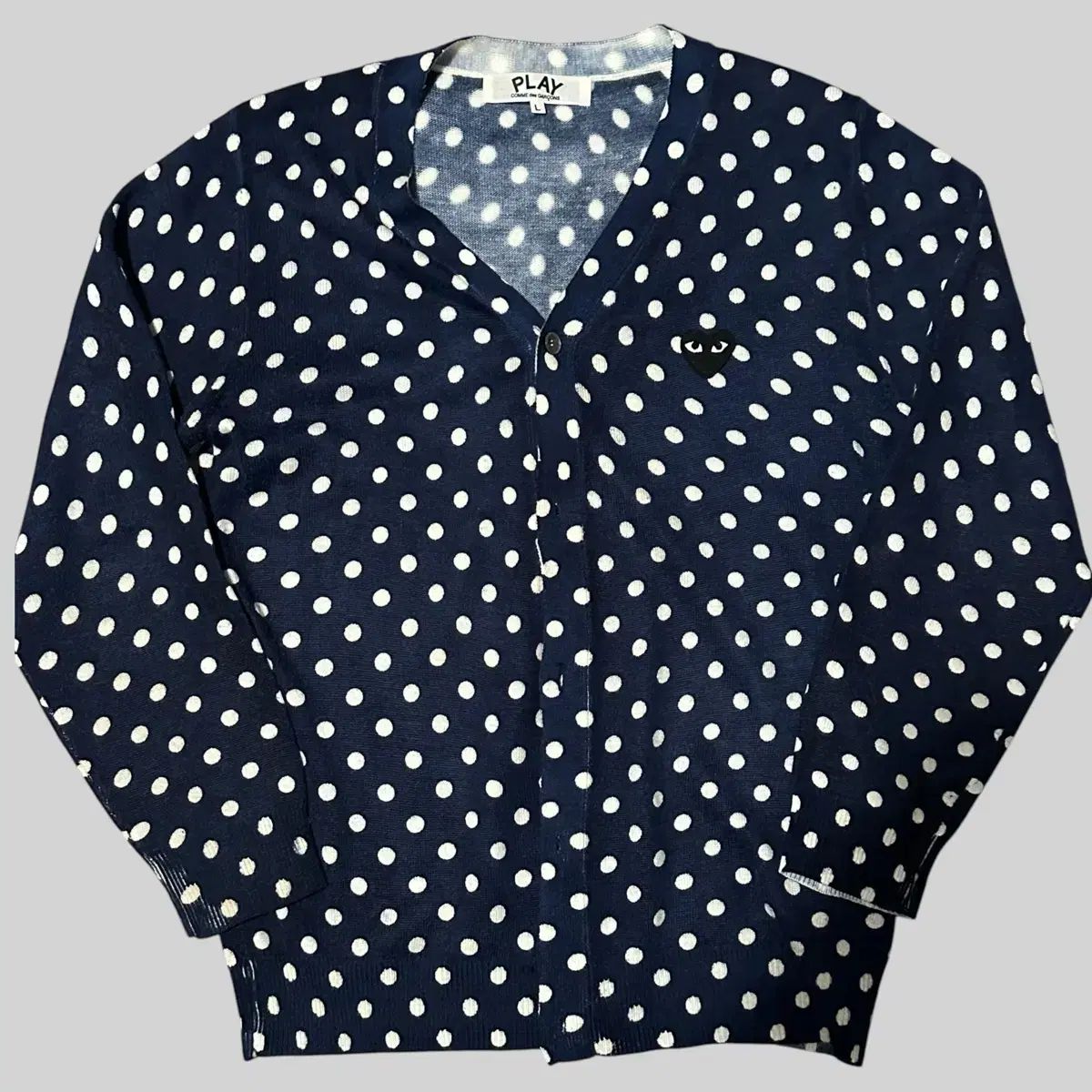 COMME des GARCONS BLACK ドット柄　カーディガン COMME des GARCONS BLACK ドット柄 カーディガン