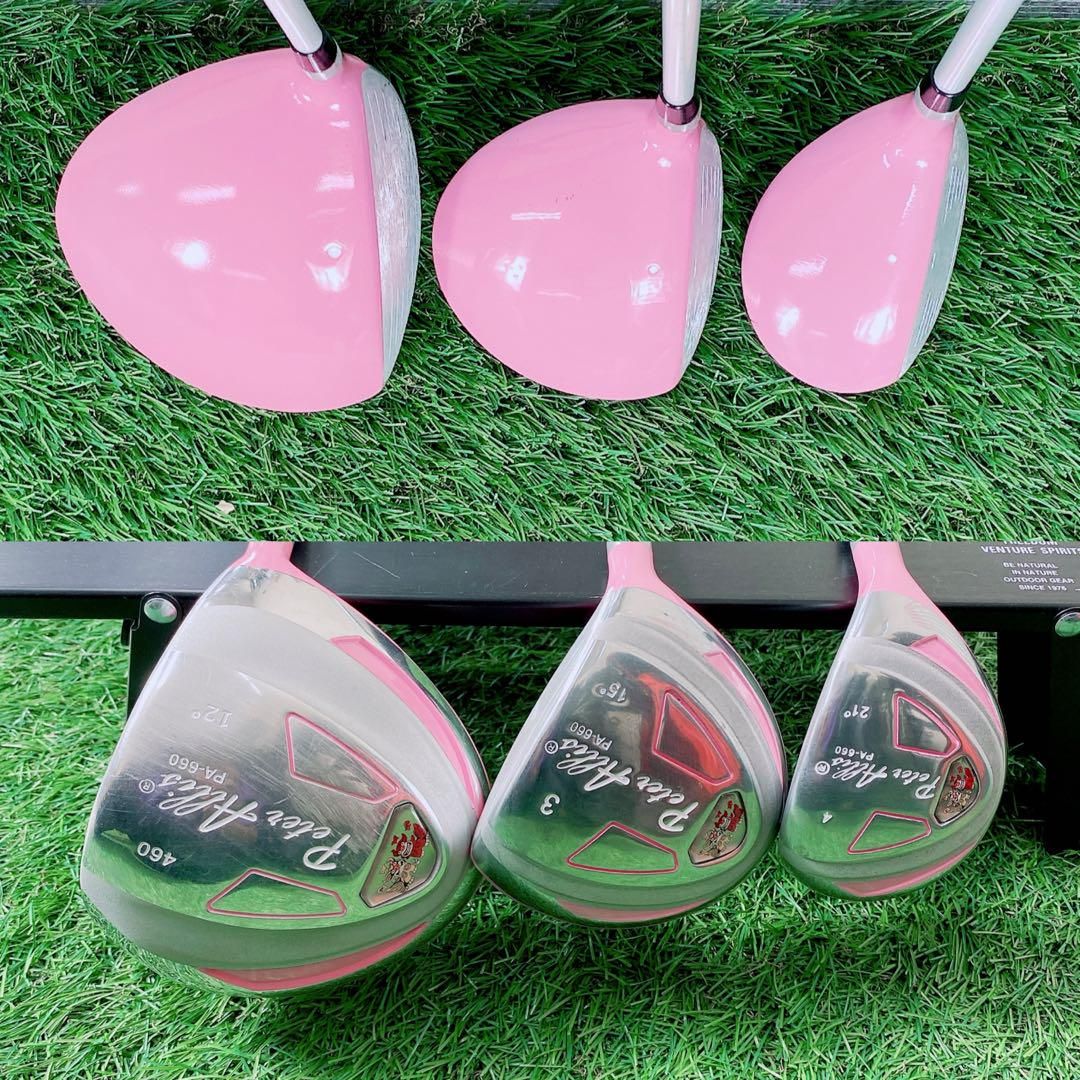 最安値人気新品。 ゴルフクラブ レディースセット ピーター アリス シーサー N1331