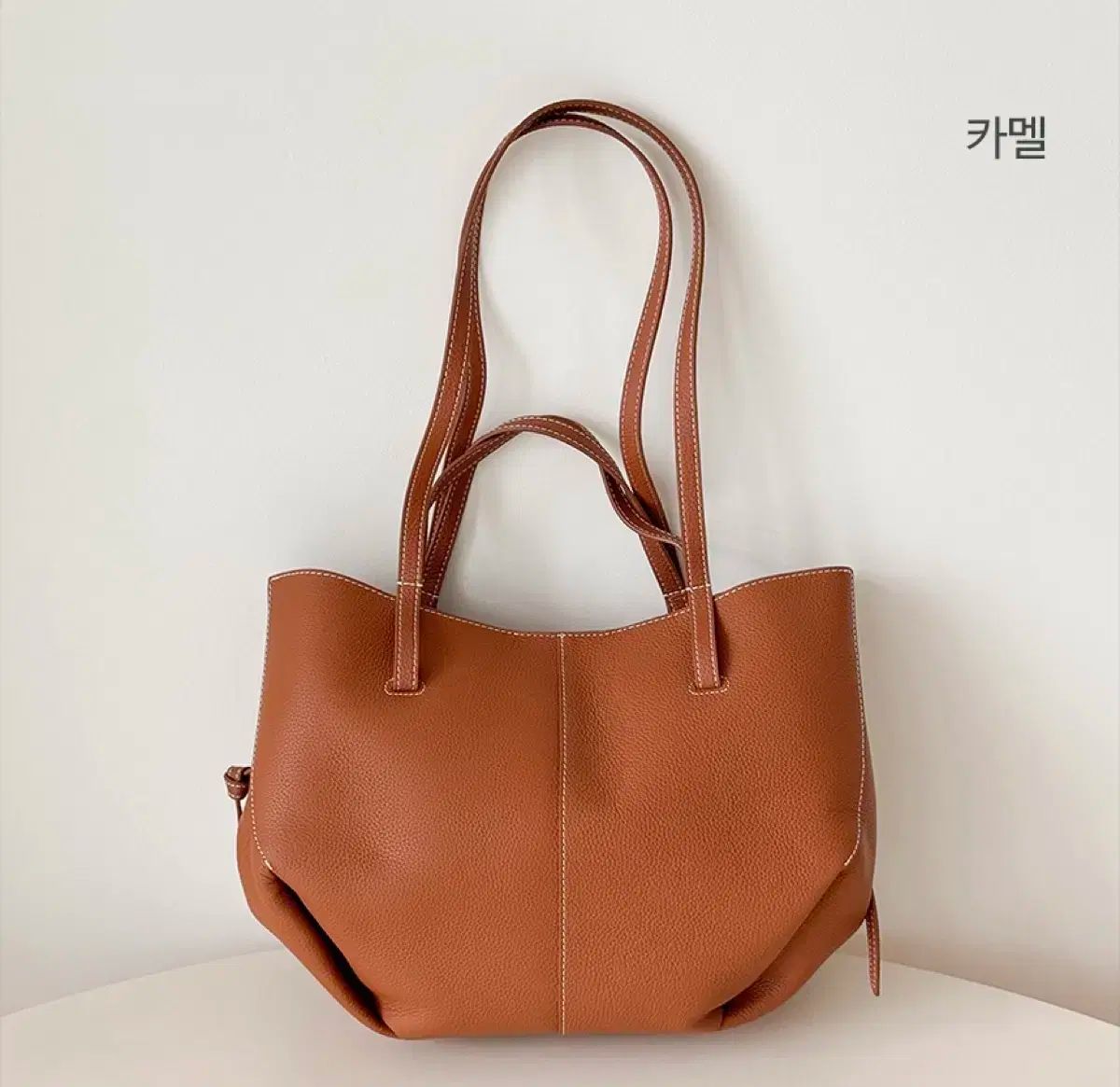 トート ショルダーバッグ キャメル DECORATOM_COM_BR