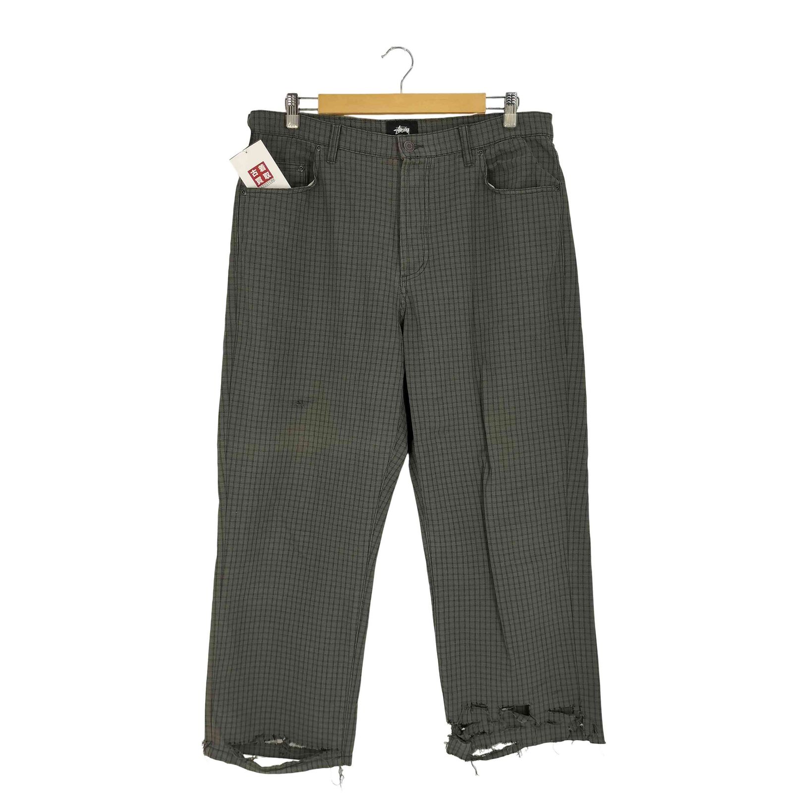 ステューシー Stussy Check Big Ol Jeans チェック ビッグ OI ジーンズ 