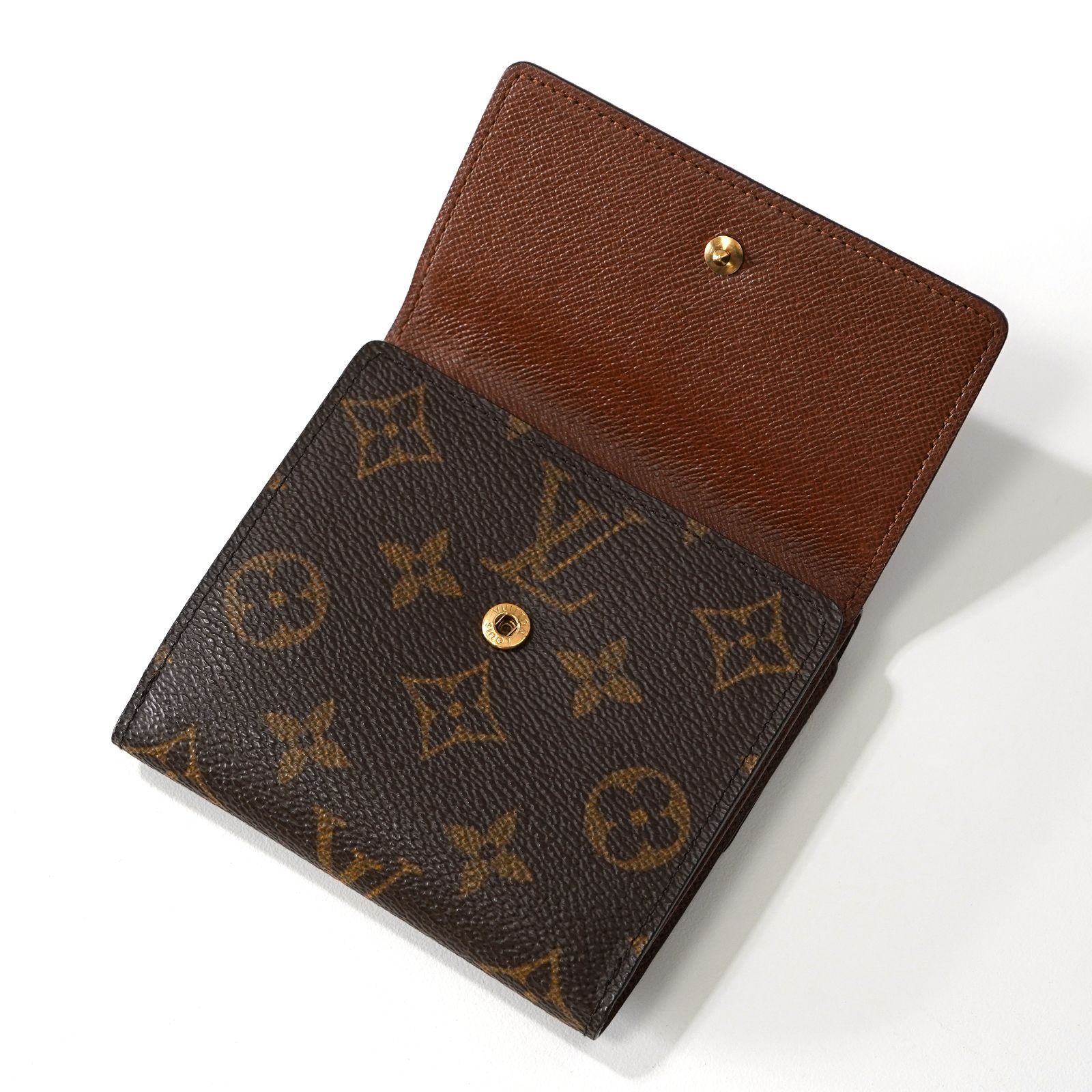 LOUIS VUITTON ルイヴィトン LV エピ 二つ折りWホック財布 ルイ