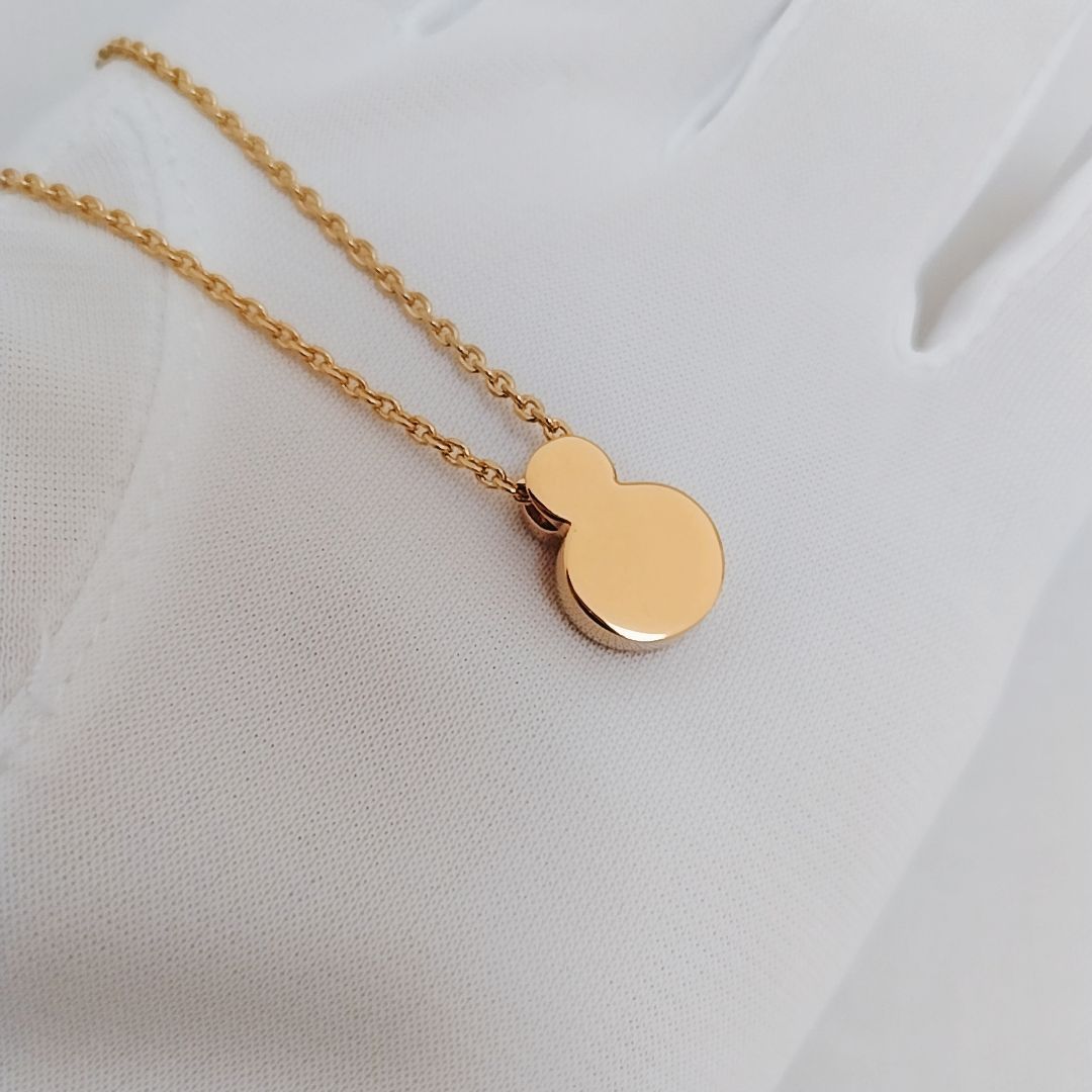 VERSACE★ピンク クリスタル メドゥーサネックレス チェーン 新品未使用】VERSACE☆ピンク クリスタル メドゥーサネックレス