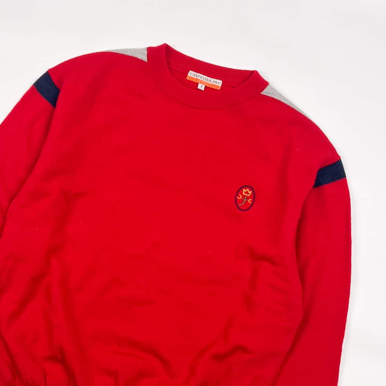カステルバジャック/CASTELBAJAC ハーフジップニット サイズ50