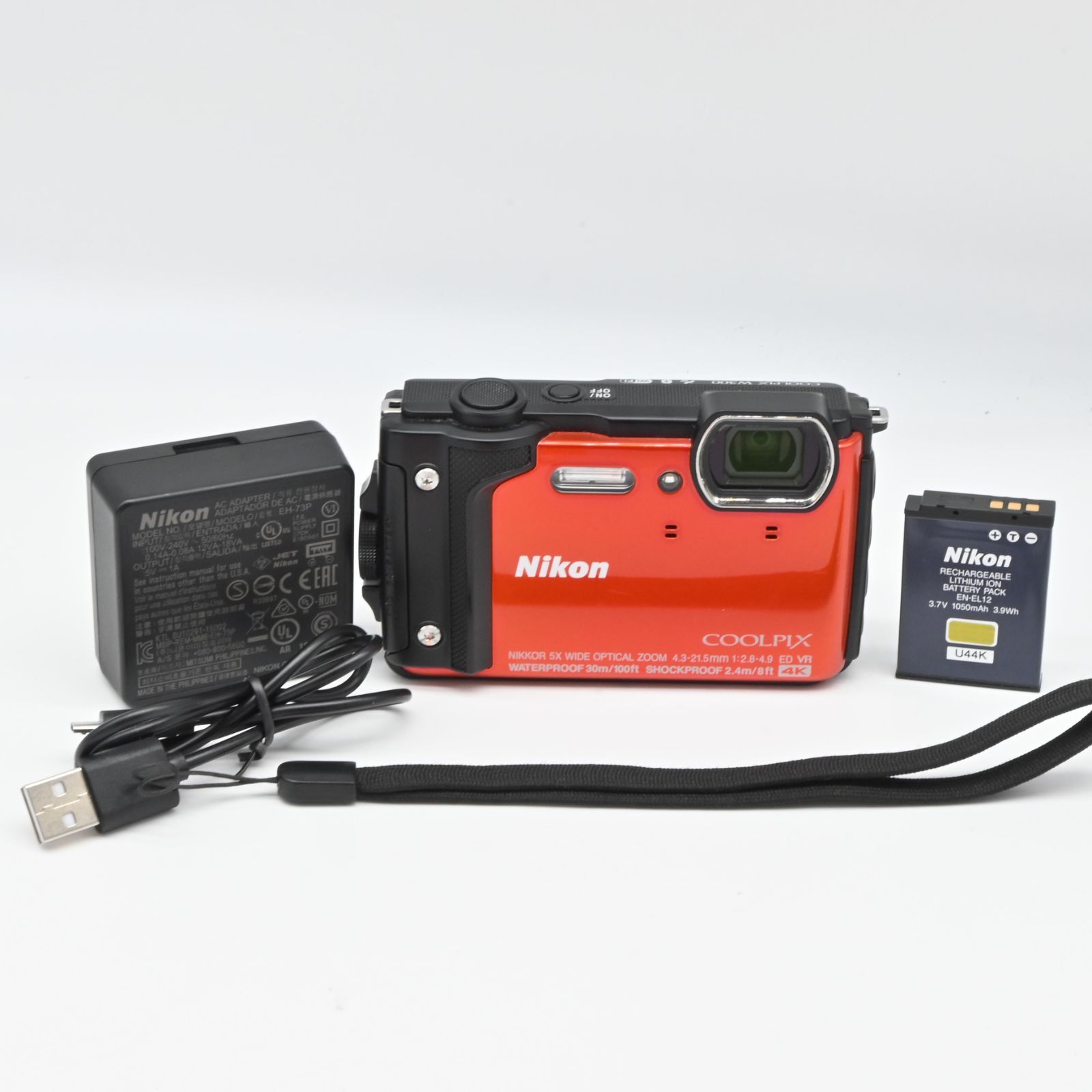 Nikon COOLPIX W300 オレンジ 防水デジカメ アウトドア