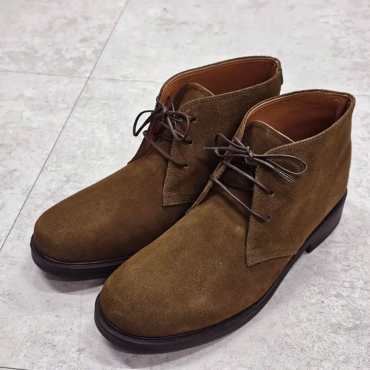260 セカンドアトリエ 4900BS BROWN スエード チャッカーブーツ