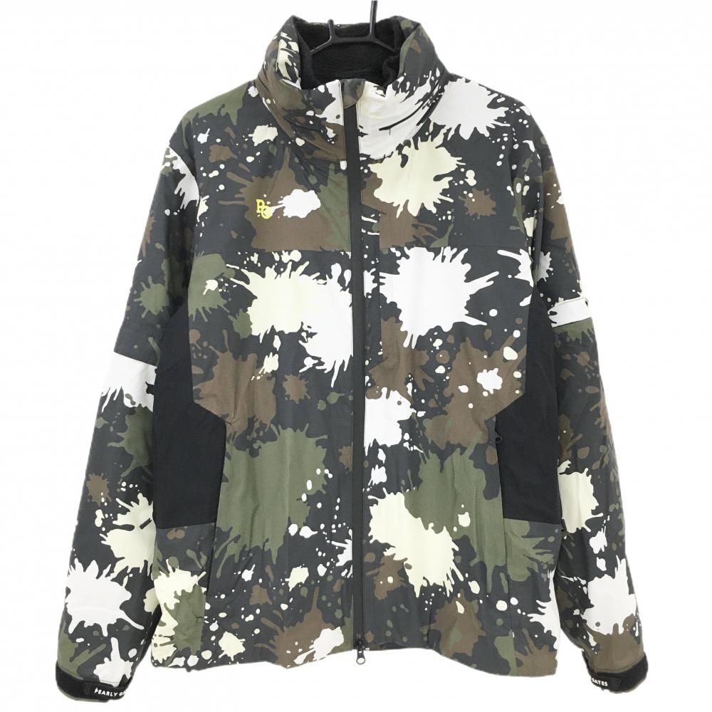 超美品】パーリーゲイツ フリースインナー付き4WAYジャケット カーキ  