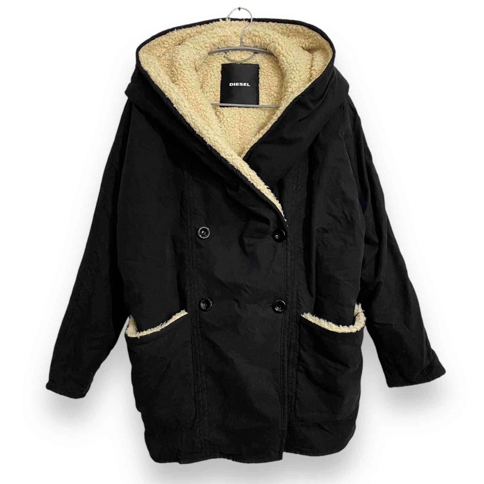DIESEL(ディーゼル)レディースボアコート ロングコート アウター S 