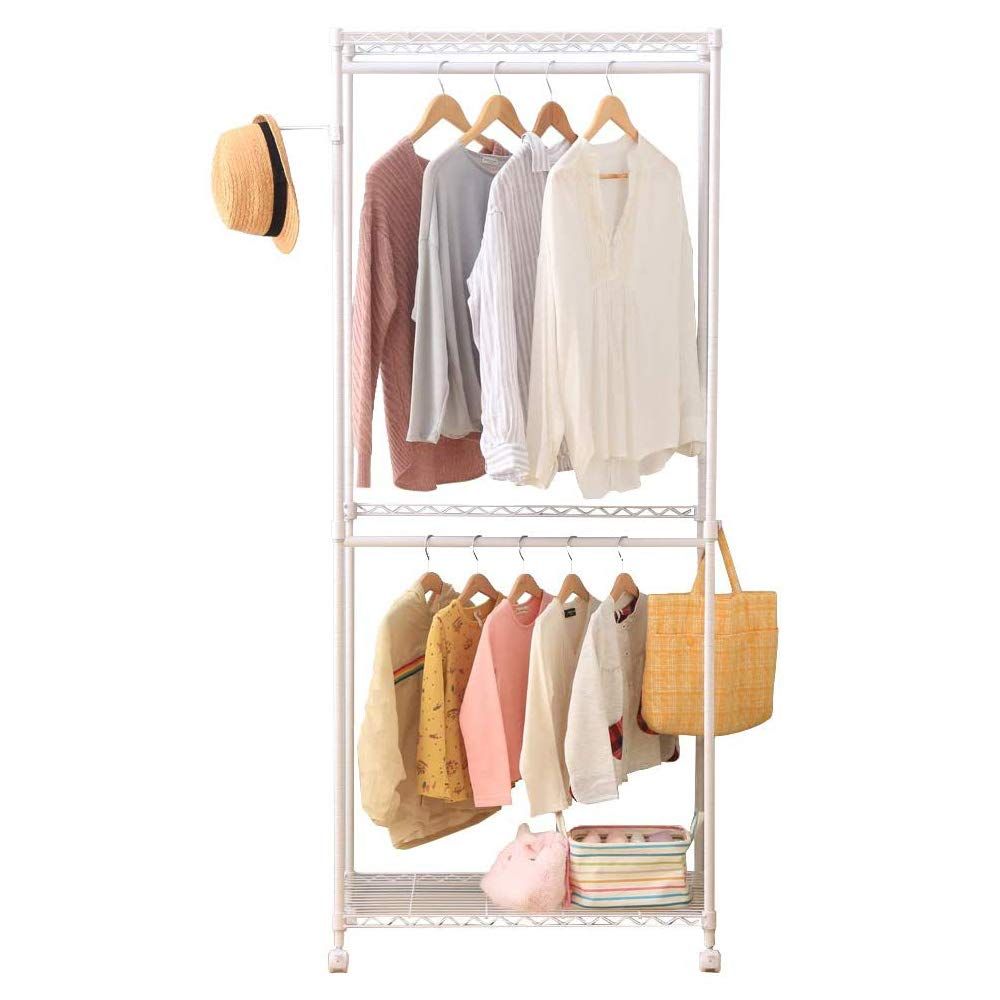 2台セット ハンガーラック アイアン 店舗什器 展示 仕入れ スチール