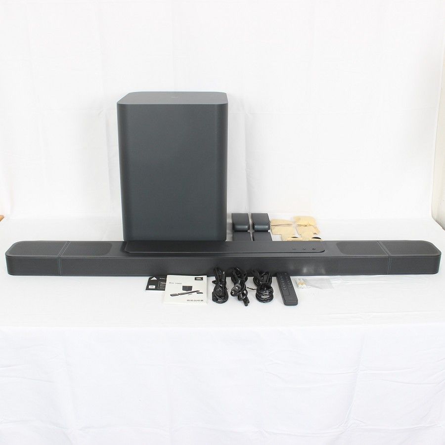 JBL BAR 1000 JBLBAR1000PROBLKJN ブラック サウンドバー 完全ワイヤレスサラウンドシステム 7.1.4ch Dolby Atmos対応 ジェービーエル 本体