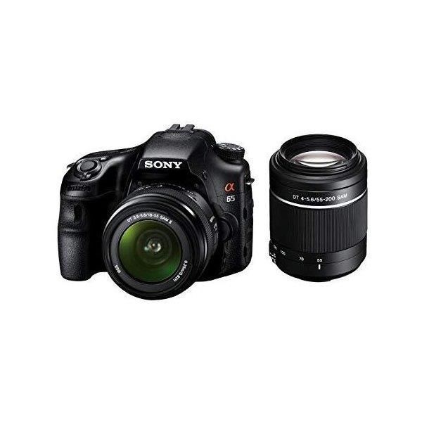 ソニー SONY α65 ダブルズームレンズキット SLT-A65V SDカード