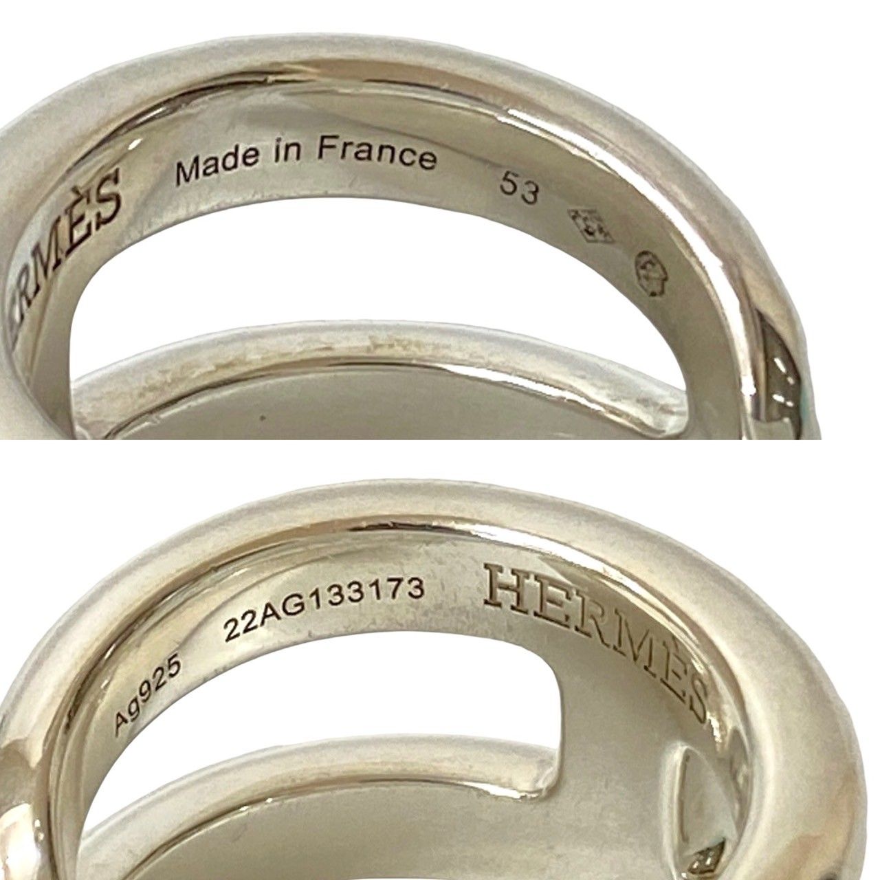 極 美品 希少品 HERMES エルメス オスモズ PM シルバー925