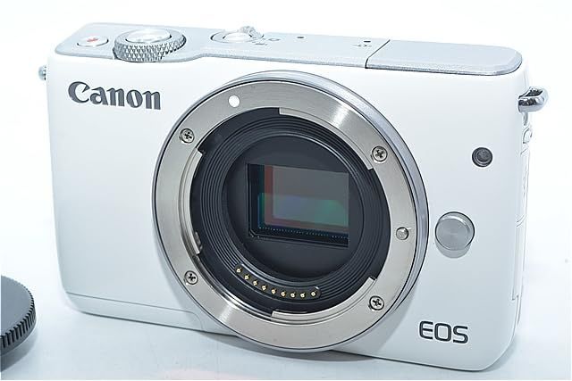 383 Canon ミラーレス一眼カメラ EOS M 10 ダブルレンズキット ホワイト EF 15 45 mm F 3 5 6 IS STM 22 2 付属 WLK