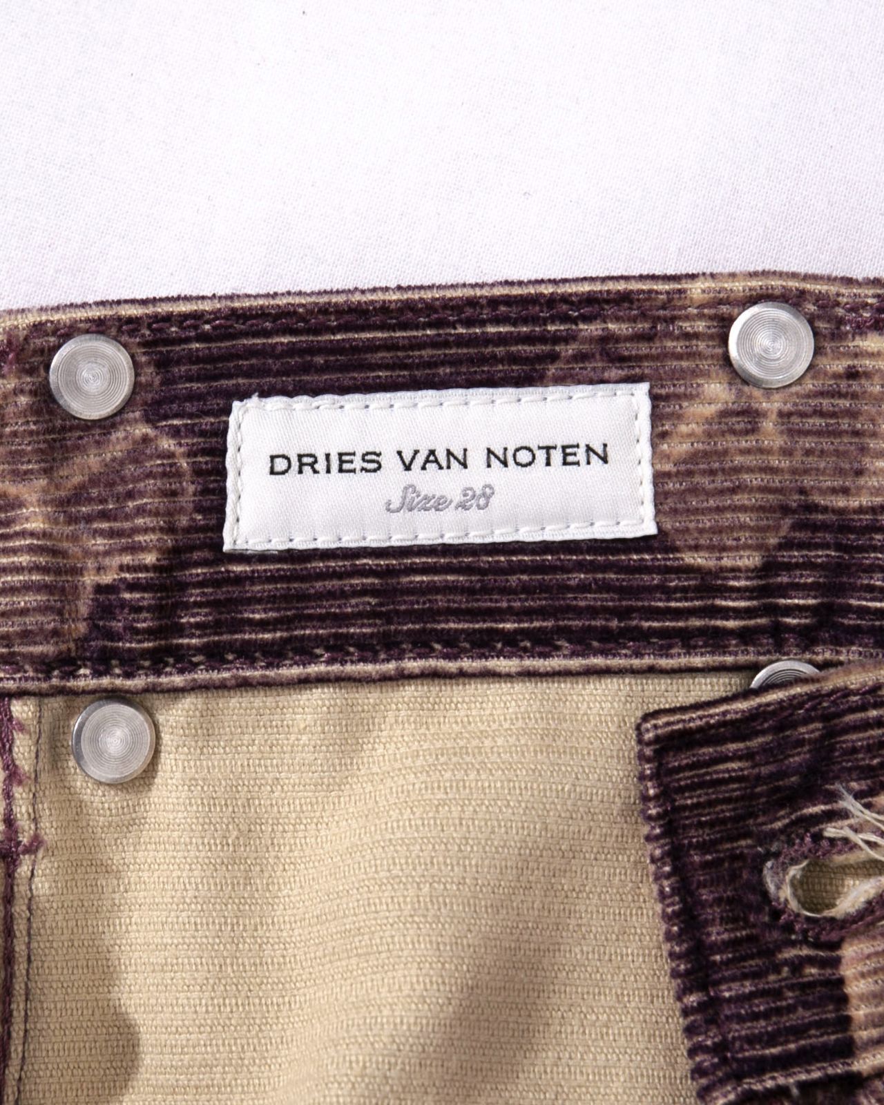 Dries Van Noten ドリスヴァンノッテン 花柄コーデュロイパンツ - メルカリ