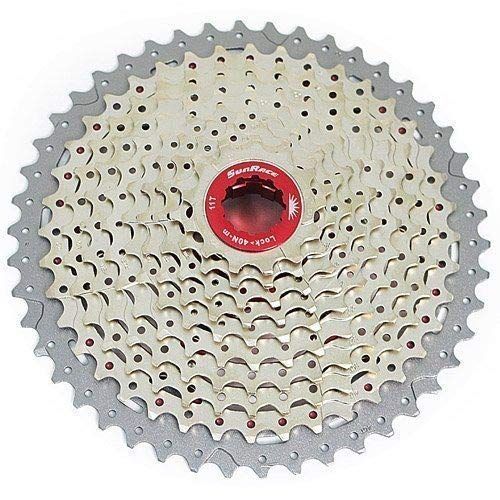 SunRace CSMX8 Wide Ratio Cassette 11-46T 11 Speed Silver XTE1380