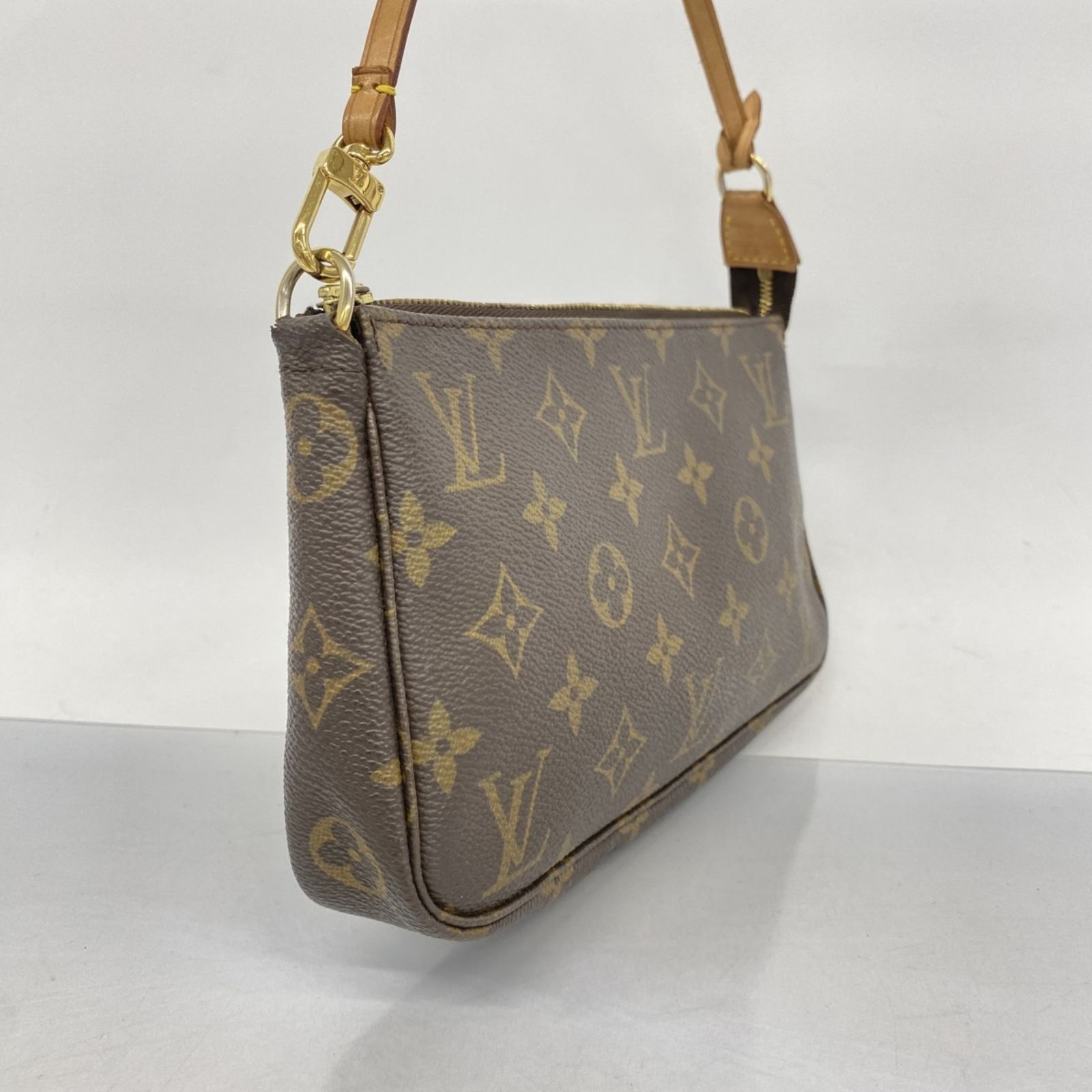 ルイヴィトン　ポーチ　アンティグア　ポシェット　ブラウン ルイヴィトン LOUIS VUITTON モノグラム ポシェット・アクセ