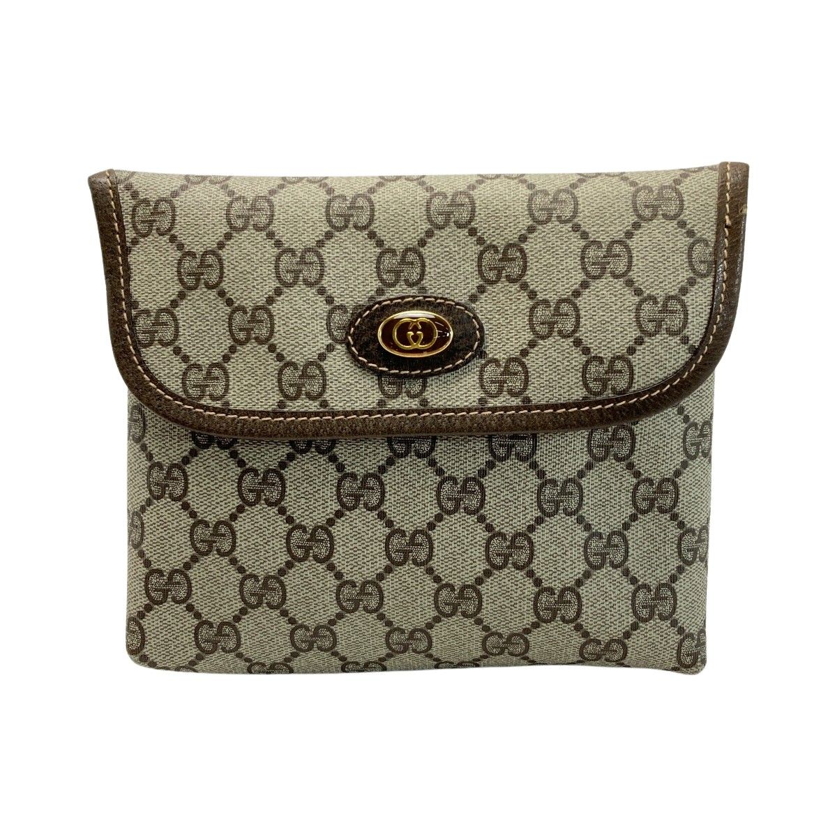 GUCCI グッチ GG柄 ポーチ 010・378 ベージュ クラッチバッグ