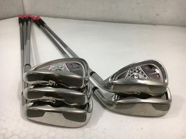 返品OK ゴルフクラブ 5本セット ブリヂストン ツアーステージ ViQ CL アイアン 2012 レディス VT-401I 7~9.P.S