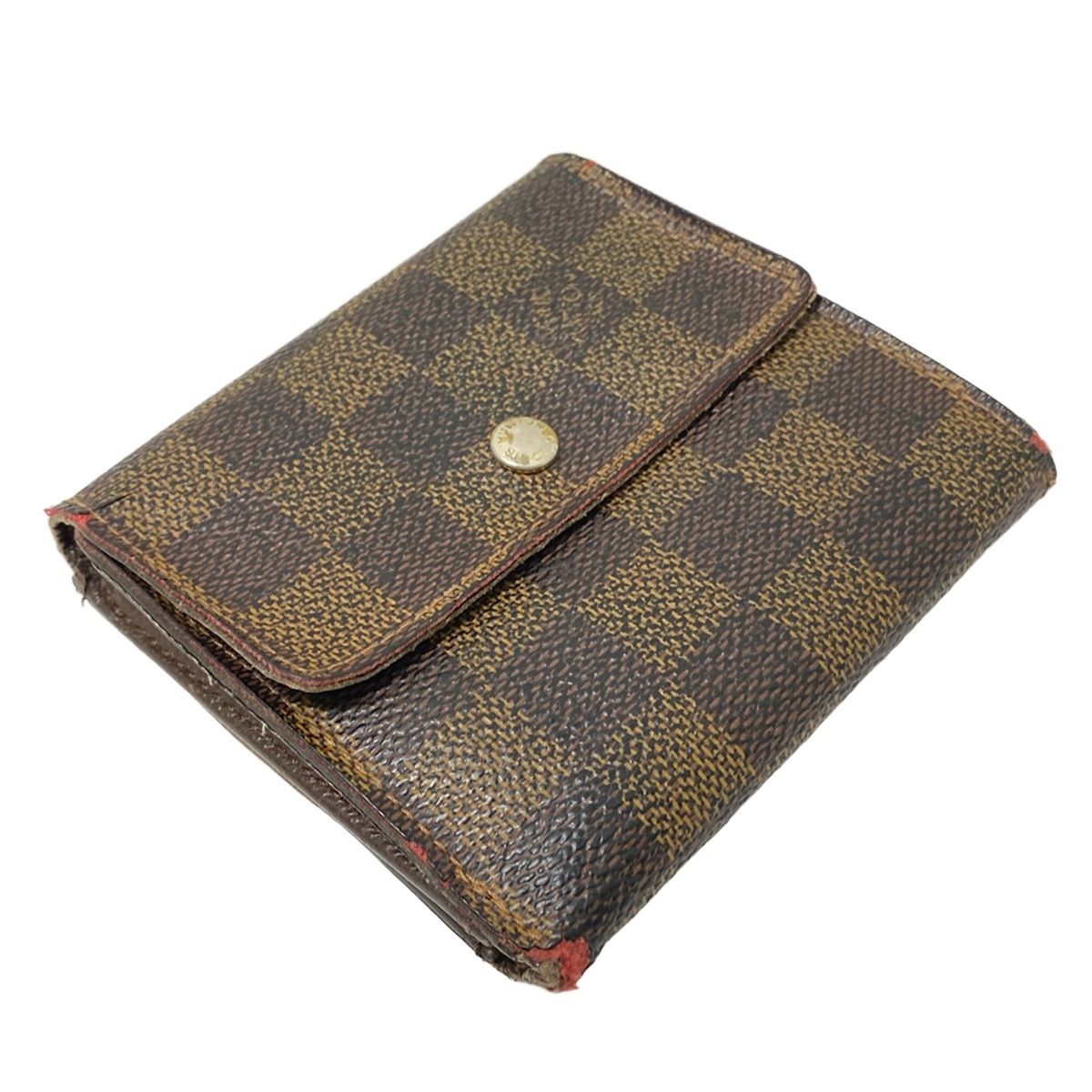 LOUIS VUITTON(ルイヴィトン) Wホック財布 ダミエ ポルトモネ
