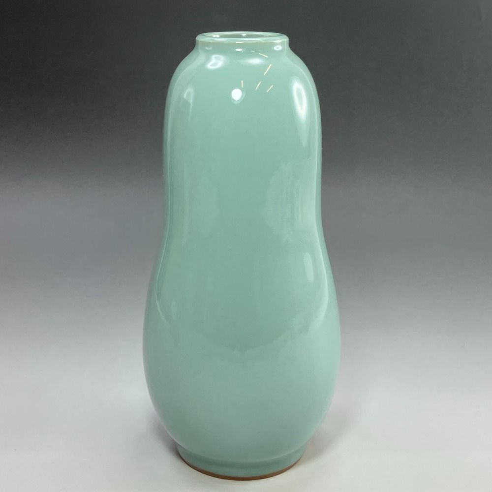 kyoyaki 京焼 三代 諏訪蘇山 造 青瓷花入 青磁 陶磁器 _ 花瓶