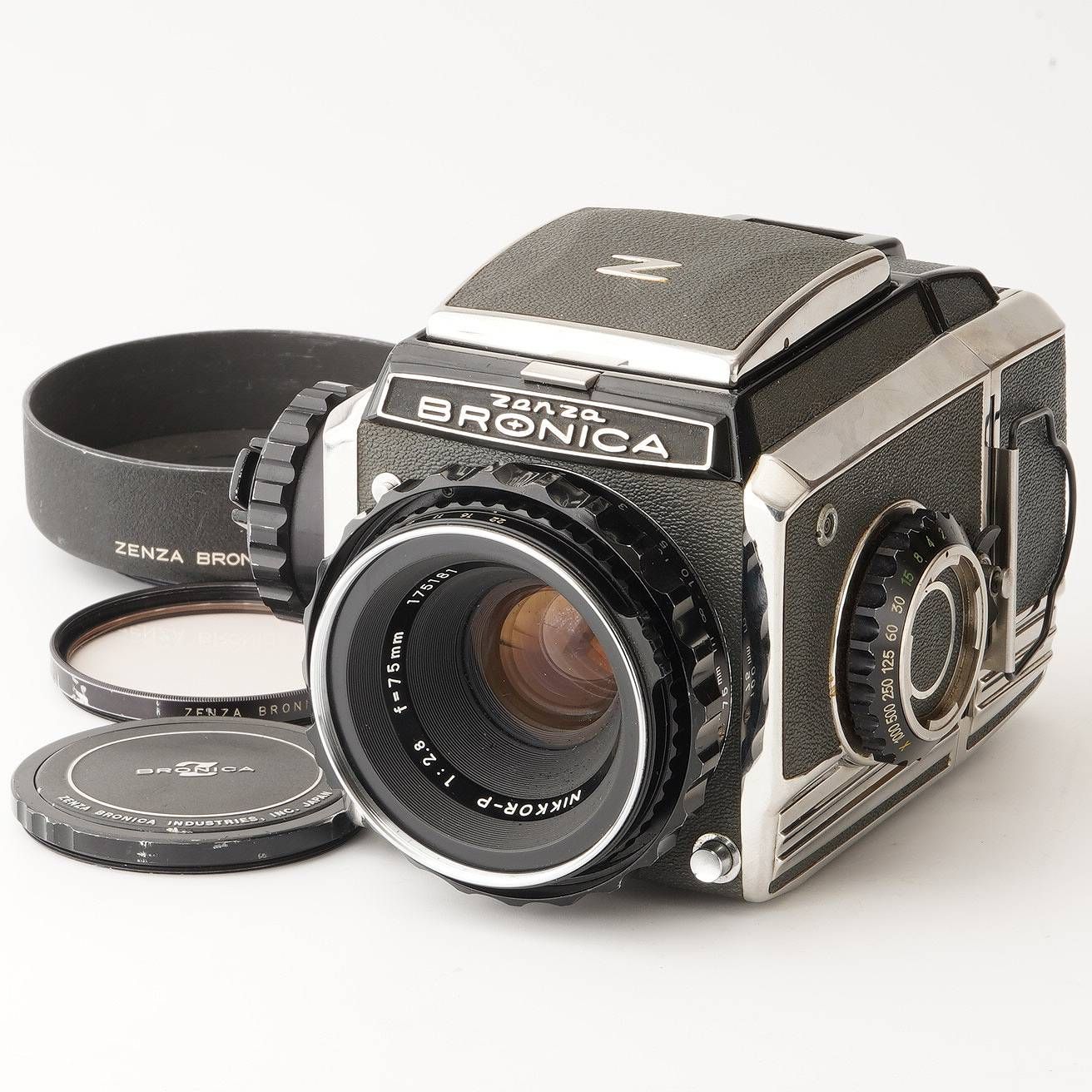 ゼンザブロニカ Zenza Bronica S2 後期モデル | Nikon Nikkor-P 75mm F2.8