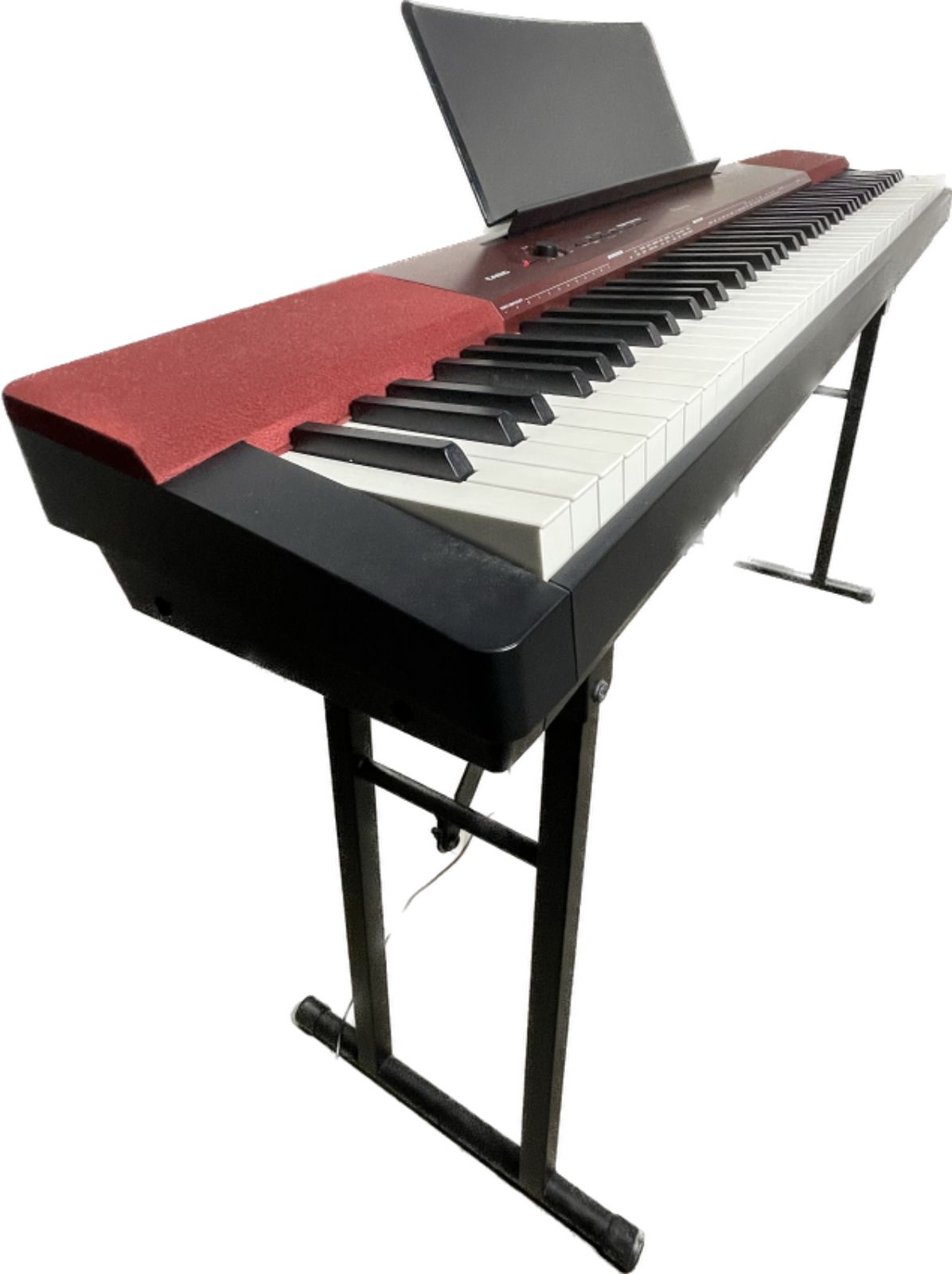 CASIO 電子ピアノ PX-A100RD スタンド等6点セット