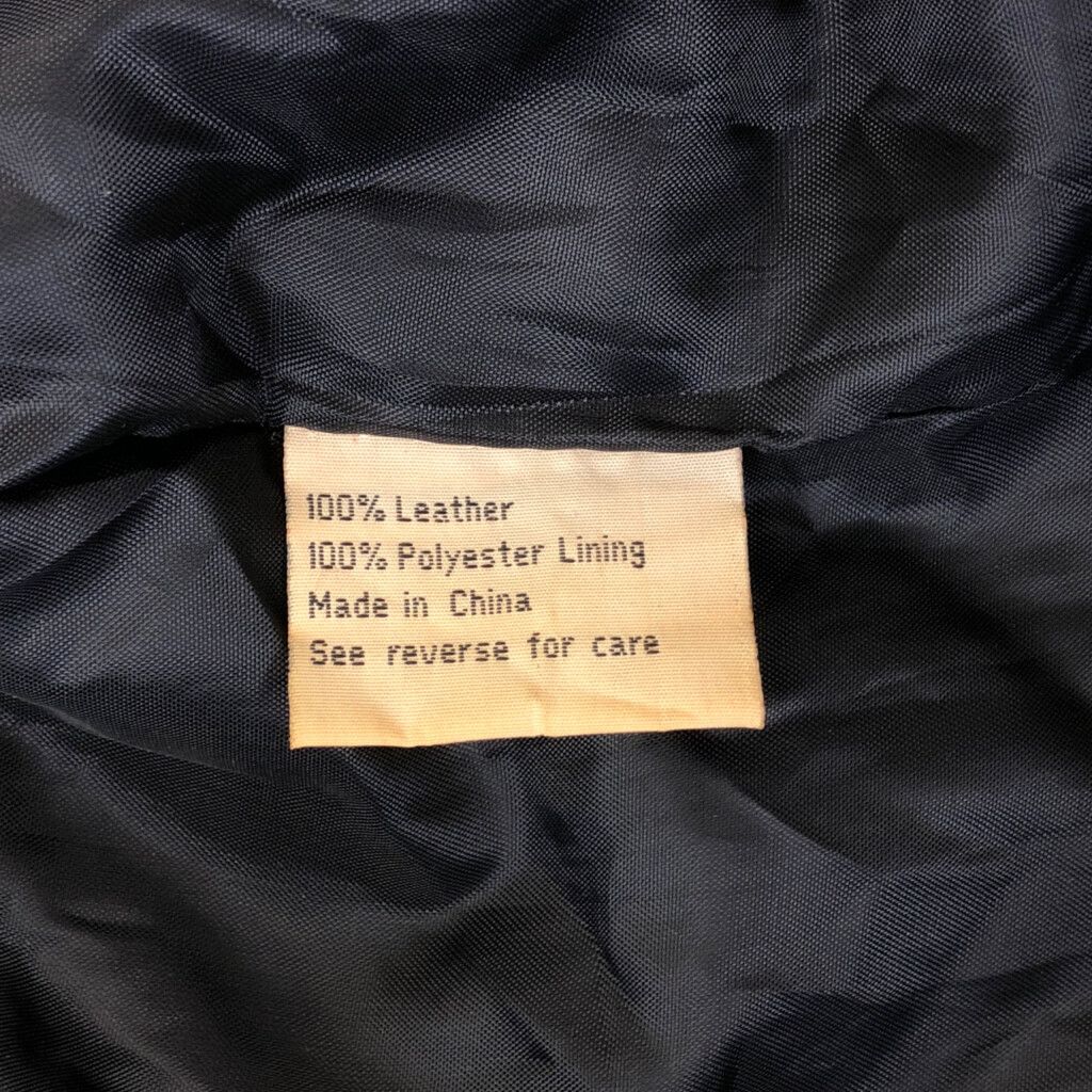 80年代 ROADPRO レザージャケット ブラック (メンズ L相当) 中古 古着  