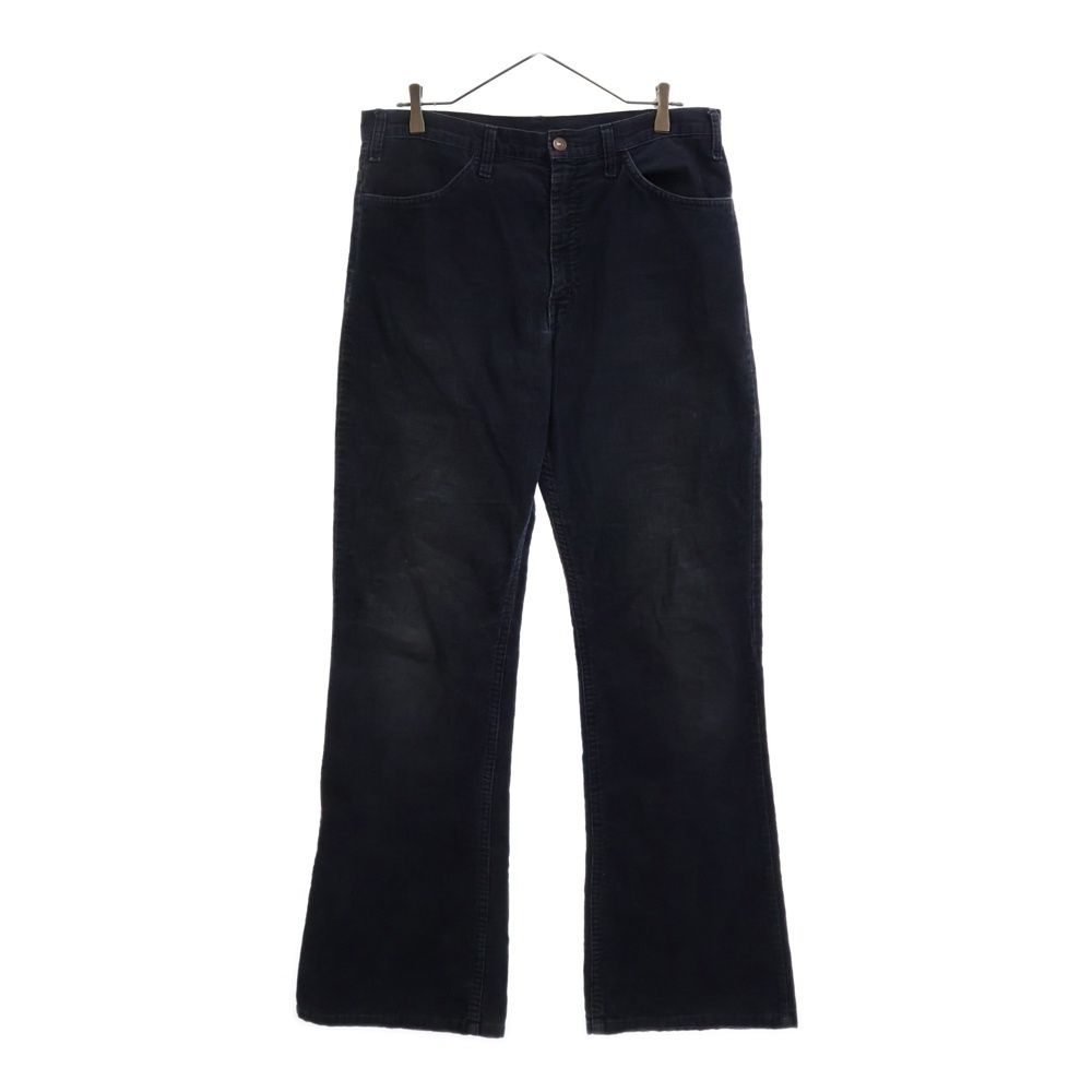 Levi's (リーバイス) 70S VINTAGE ヴィンテージ SCOVILLジップ ボタン裏83 コーデュロイ セミフレア ブーツカット パンツ ブルー