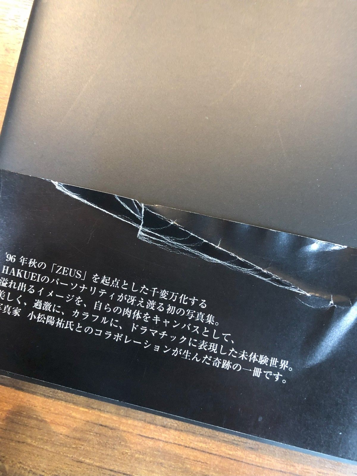 HAKUEI  ●９　nine     ソロ  写真集 ☆HAKUEI 9 nine (写真集) - メルカリ