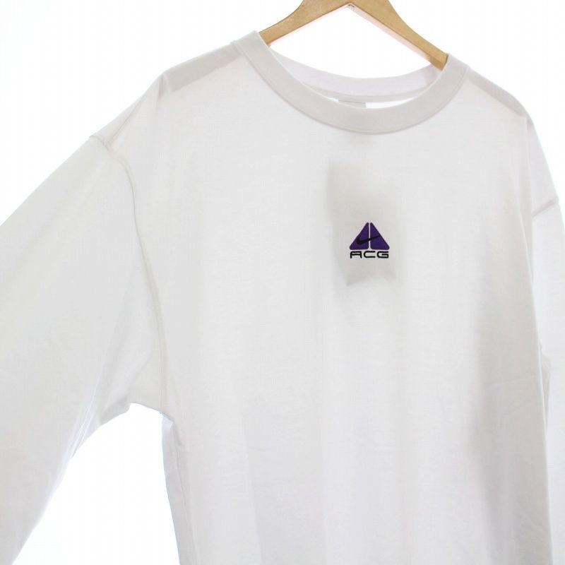 新品　NIKEロンT　白　2XL  ホワイト　ロゴ刺繍　ナイキ　送料無料 ナイキ（NIKE）（メンズ）長袖 Tシャツ メンズ プレミアム