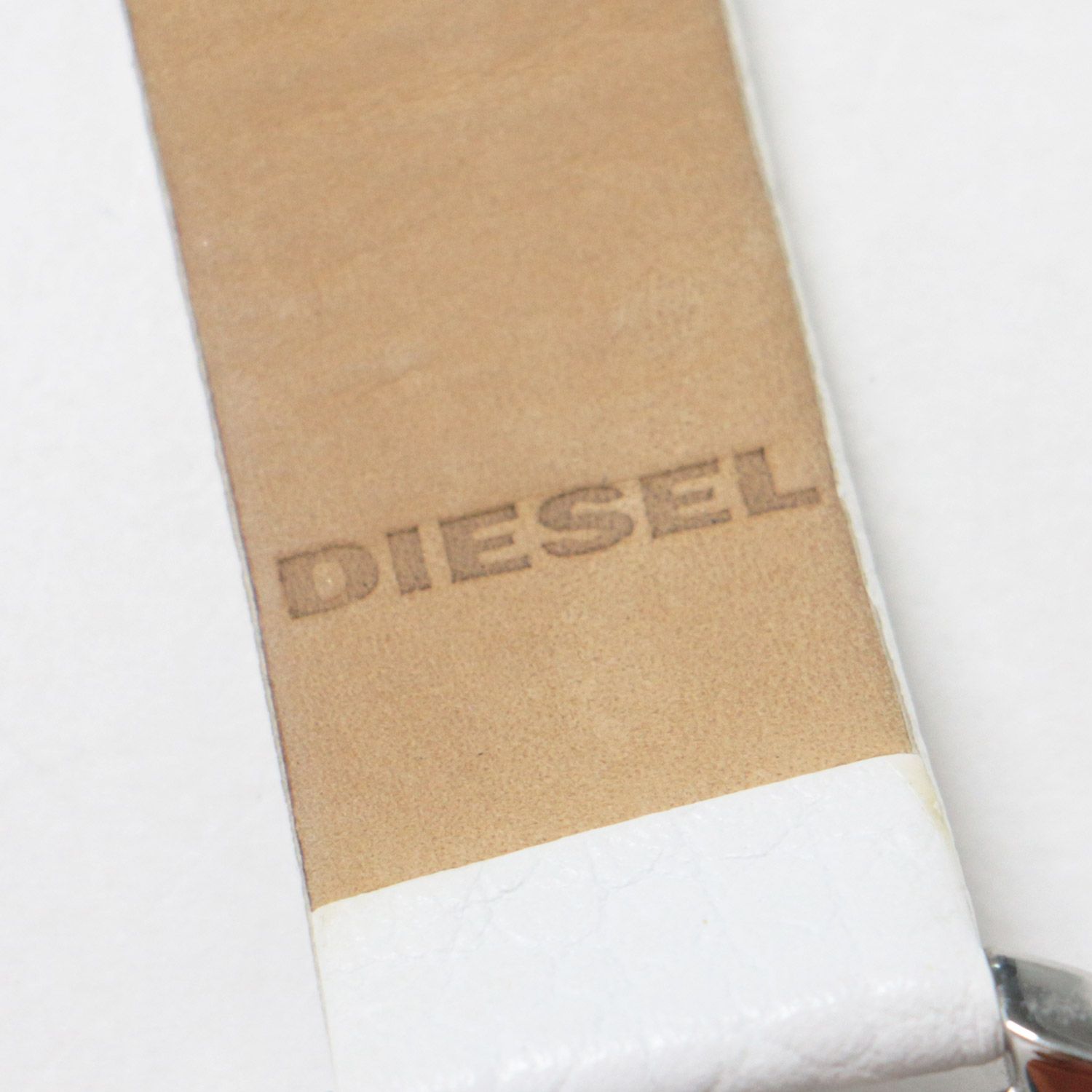 DIESEL ディーゼル 時計 腕時計 ホワイト ネイビー 白 紺 レザーベルト