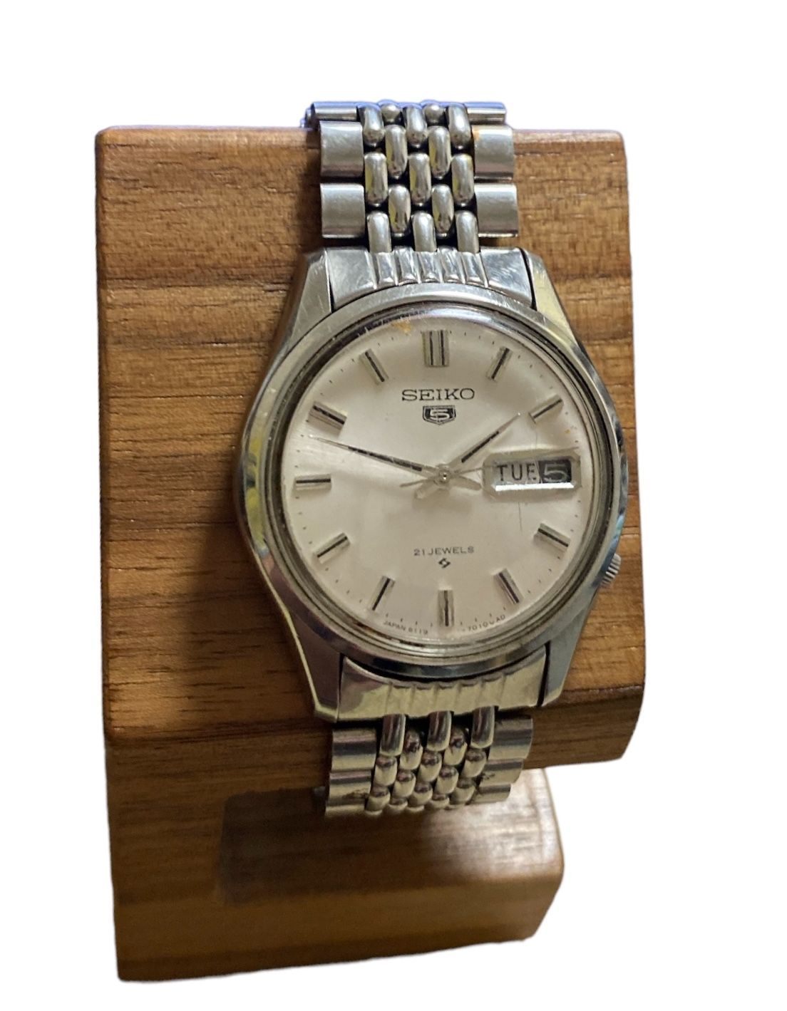 SEIKO セイコー セイコー5 ファイブ 21石 6119-7010 純正ベルト 