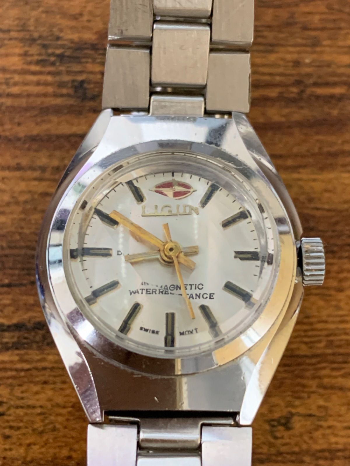 レア！80年代機械式】スイス製 LIGUN 腕時計 レディース - メルカリ