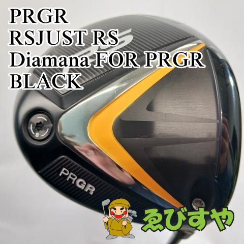 入間【中古】 ドライバー プロギア PRGR RSJUST RS Diamana FOR PRGR BLACK S 10.5[6521]