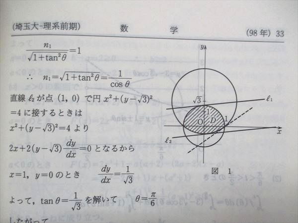 埼玉大学（理系）赤本1冊4年ぶん、1994～1997 転がさ