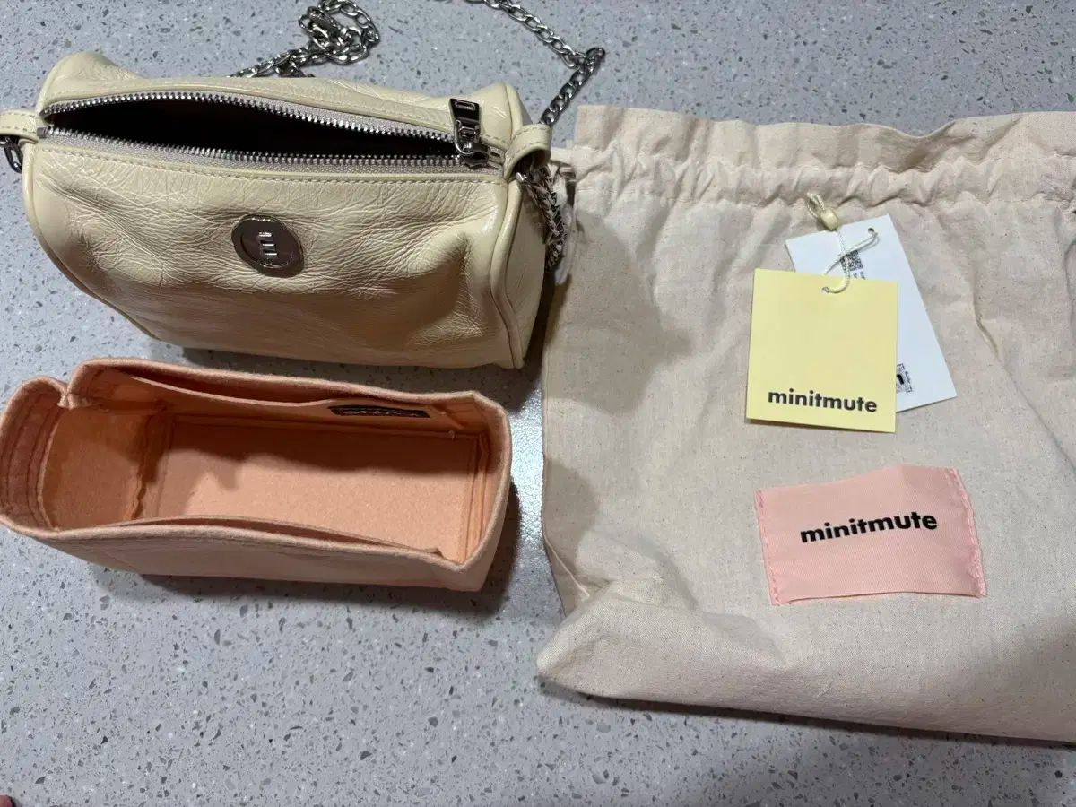 minimute MINITMUTE ミニミュート brett マイアイボリー バッグ