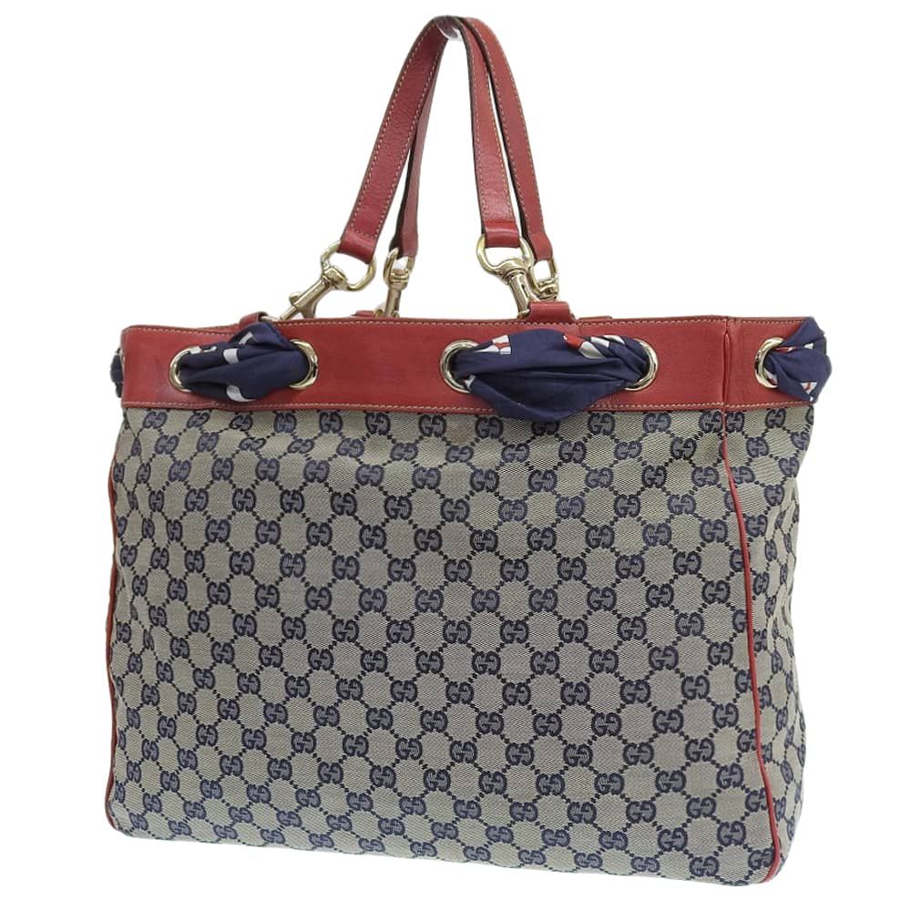 GUCCI GGキャンバス バッグ 本物保証】 グッチ GUCCI GGキャンバス スカーフ トートバッグ