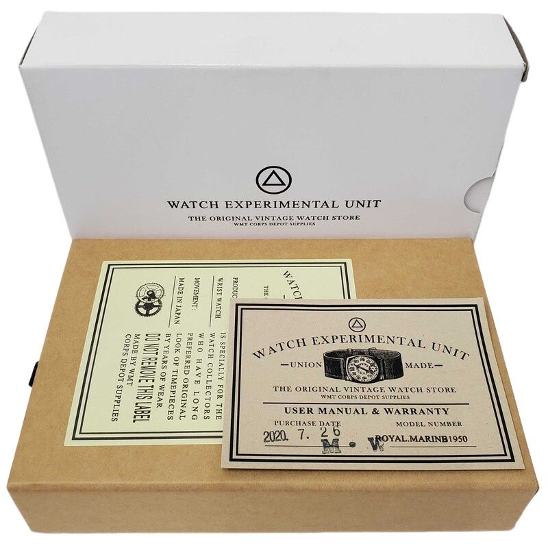 WMT CIMMERIAN ROYAL MARINE 1950 腕時計 メンズ 自動巻き ブラック  