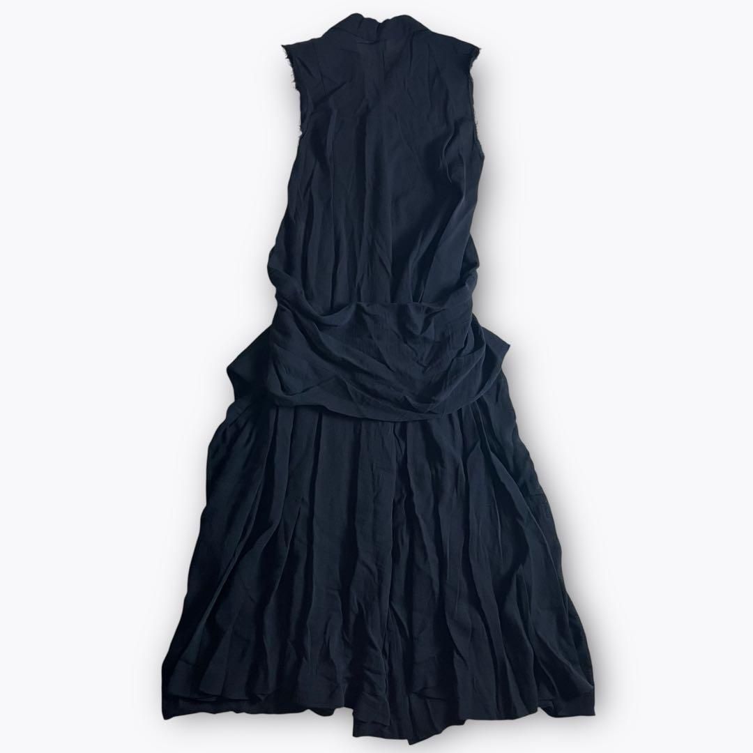 AD1993】COMME des GARCONS ノースリーブワンピース 黒 2000000020334