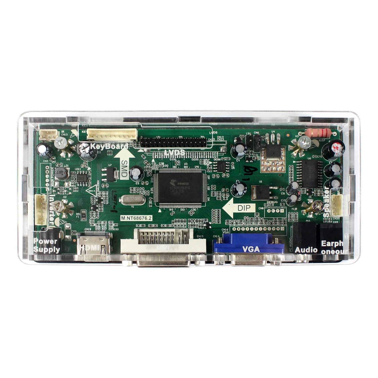 新着商品】対応M.NT68676 HDMI DVI アケコンケース VGA映像端子 液晶 