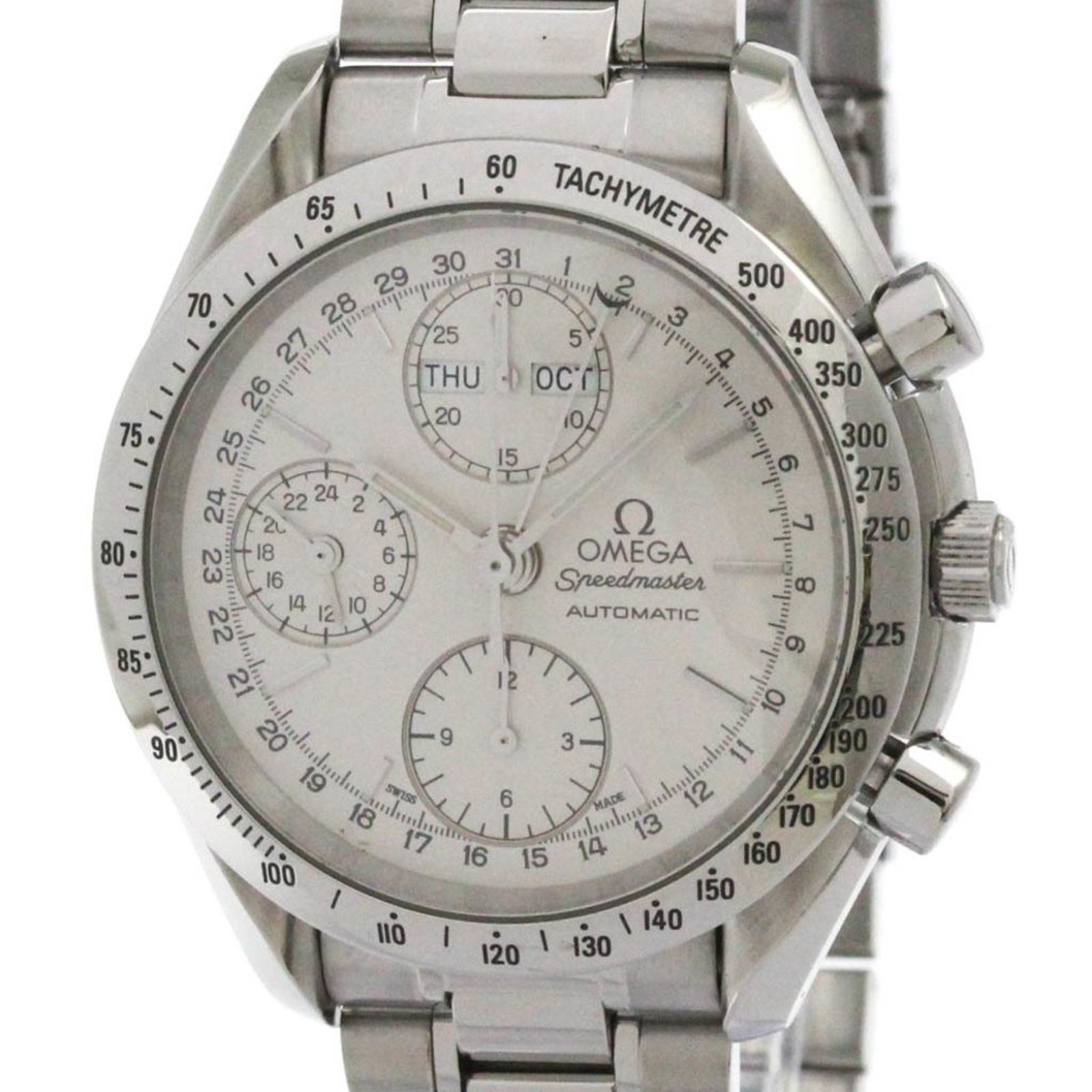 オメガ OMEGA スピードマスター トリプルカレンダー ステンレススチール 自動巻き メンズ 時計 3521.30 外装仕上げ済み