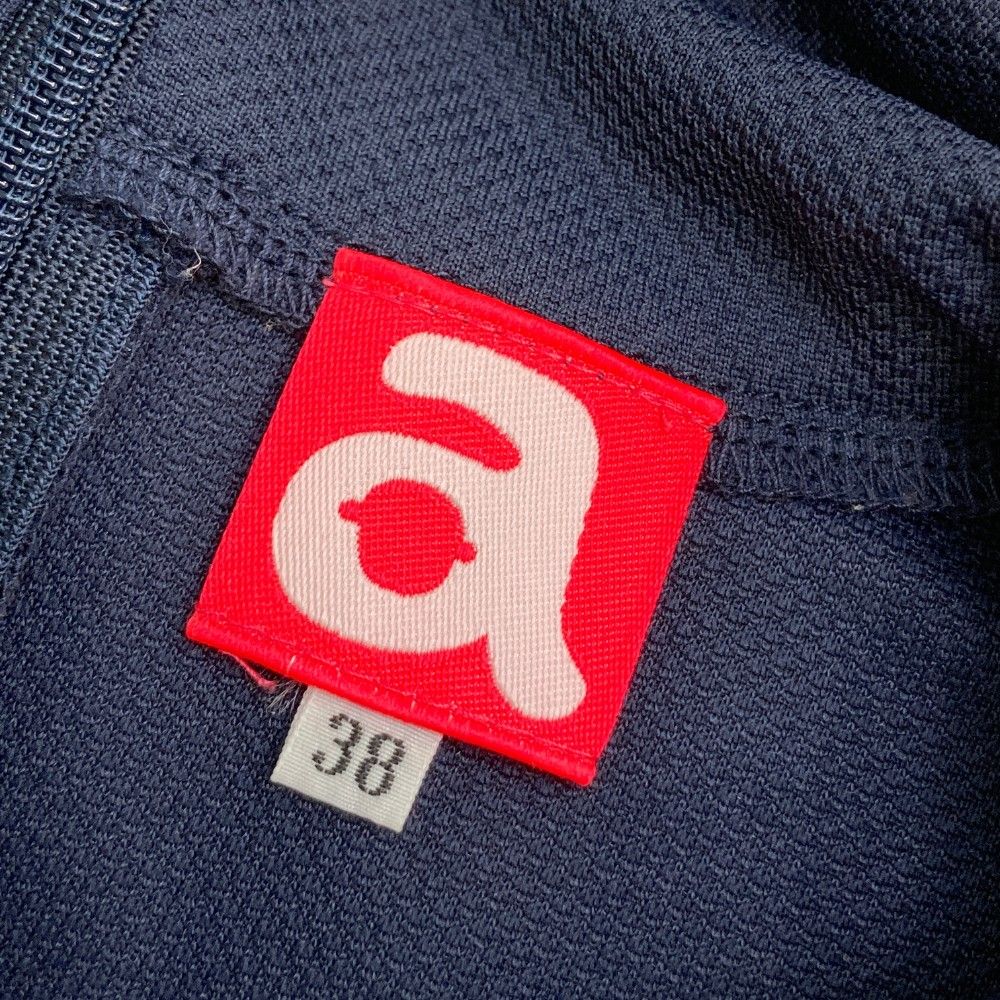 サイズ：38 ARCHIVIO アルチビオ 半袖襟付きTシャツ ネイビー系