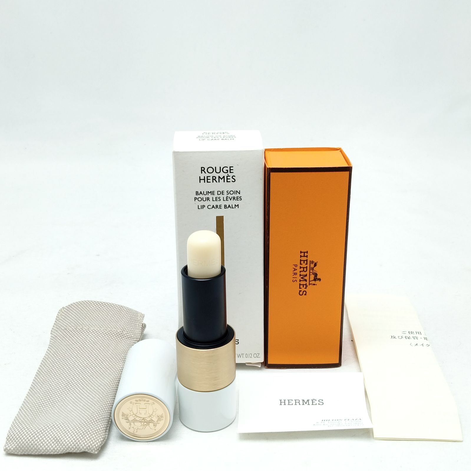 新品未使用　エルメス　Hermes リップバーム　限定品 楽天市場】≪Brand new≫ HERMES Rouge Hermes Lip care balm Wrapping