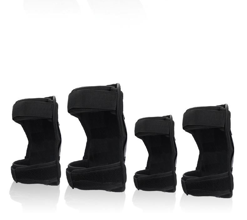 バイク用プロテクター 膝肘セット4点 耐衝撃PPハード素材 伸縮バンド 調整式ベルクロ付き ツーリングやオフロードに最適WP人気注目 BRIGHTFACE_UK