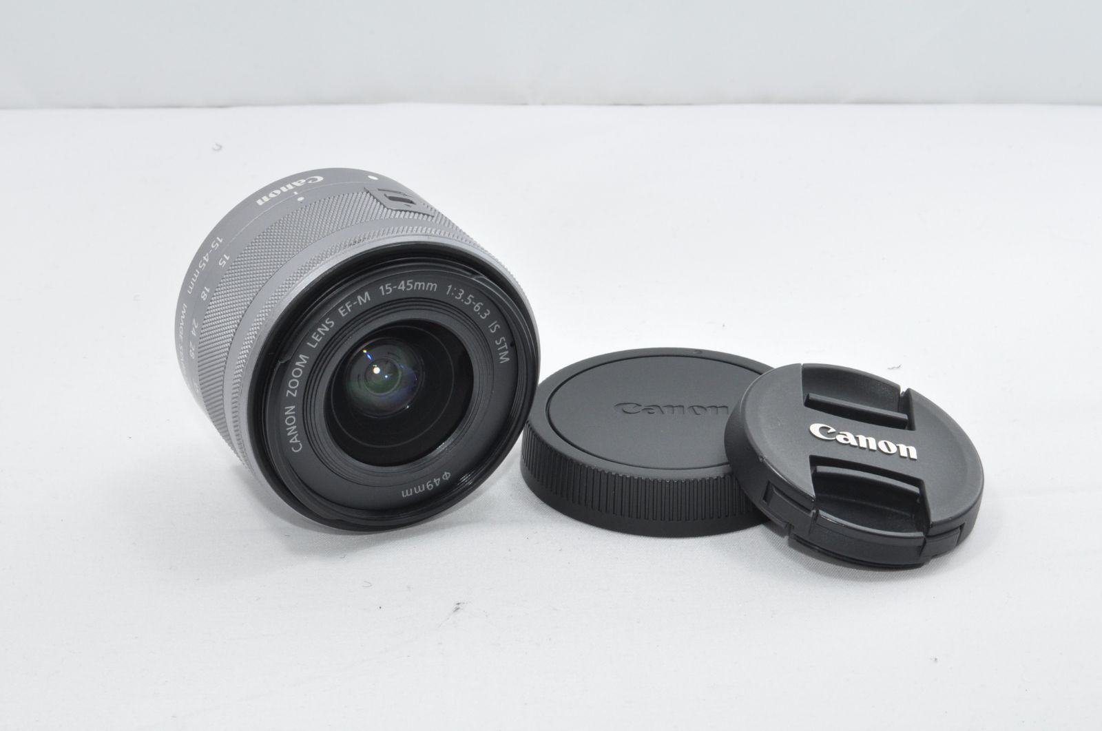 Canon キャノン EF-M15-45mm F3.5-6.3IS STM(シルバー) 【公式通販】