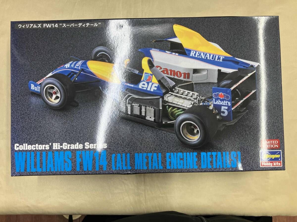 現状品 プラモデル ハセガワ 1|24 ウィリアムズ FW14 スｰパｰディテｰル