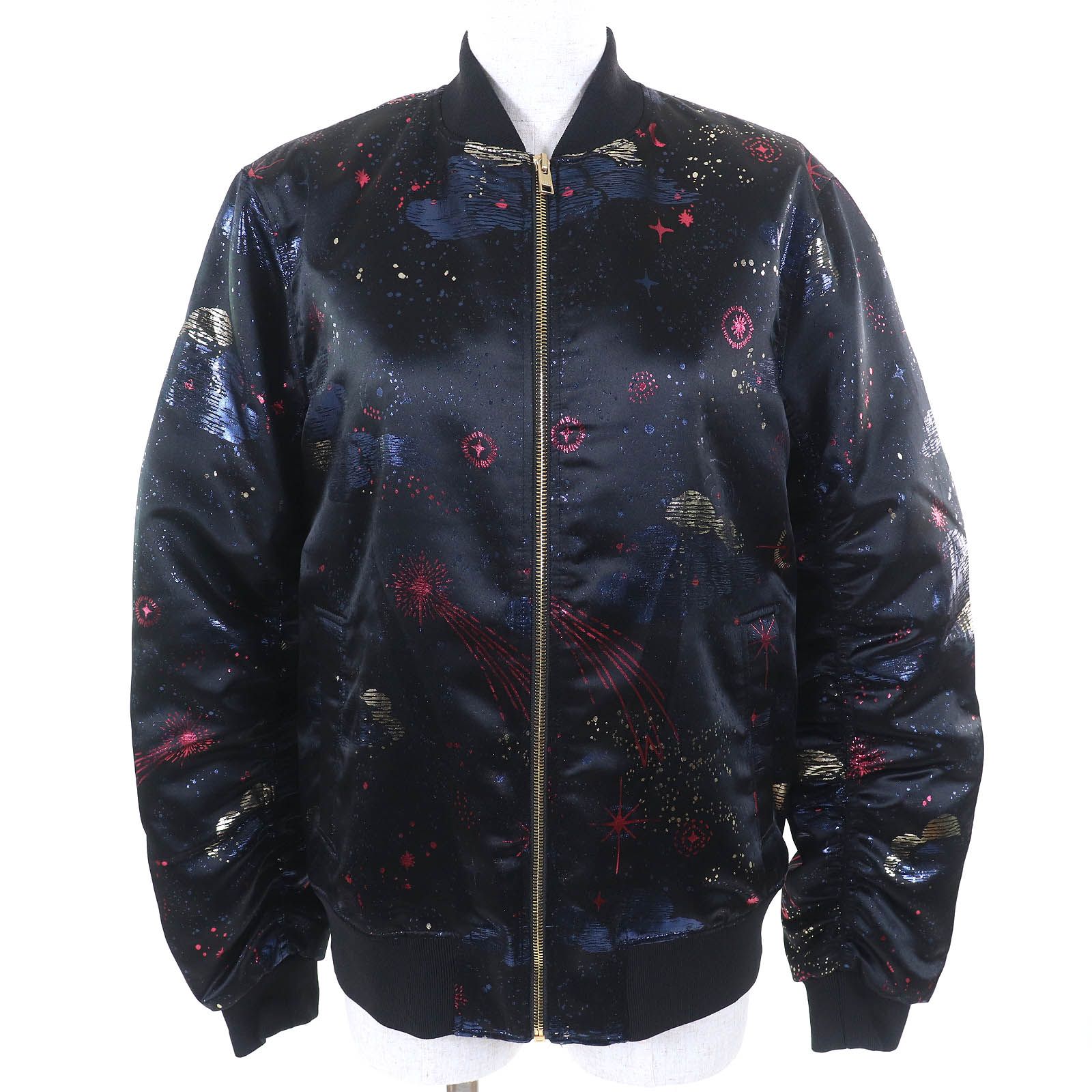 極美品△ESCADA エスカーダ 5028836 宇宙 惑星 銀河系 ラメ ZIP 極美品△ESCADA エスカーダ 5028836 宇宙 惑星 銀河系 ラメ ZIP